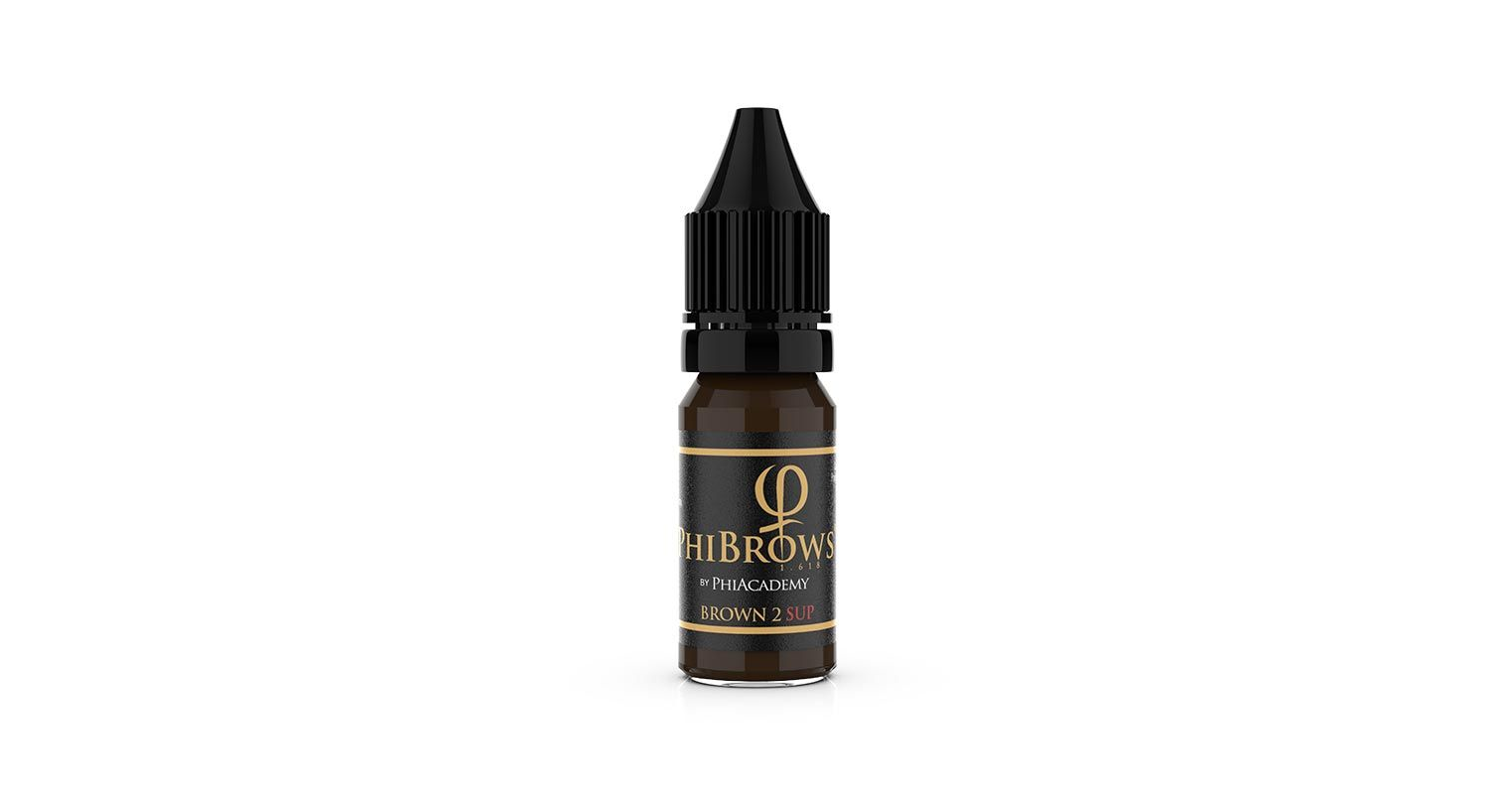 phibrows BROWN1・BROWN2 2本セット アートメイク Phibrows Brown 2 SUPER Pigment 5ml - 2pcs - Official PhiShop